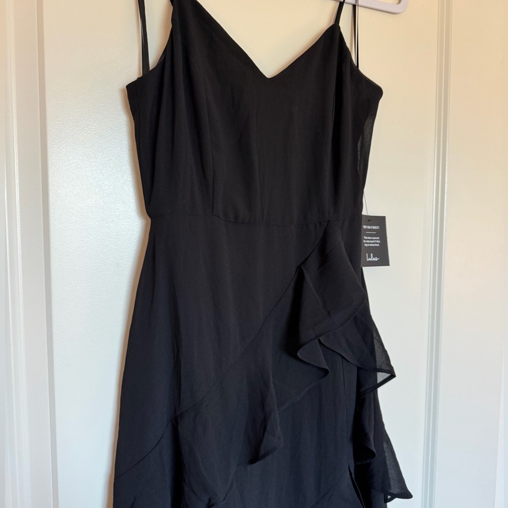 NWT Lulus Ruffle Maxi Dress - Picture 5 of 8